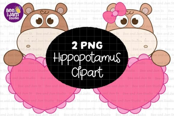Animal Hippopotamus PNG Sublimation: A Versatile, High-Quality Asset for Creative Projects