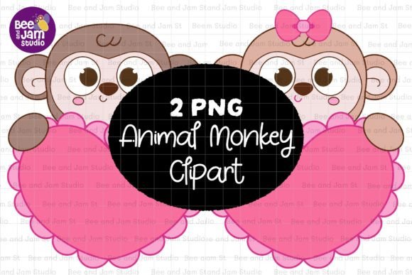 Animal Monkey PNG Sublimation Clipart: A Versatile Creative Asset for Designers and Educators