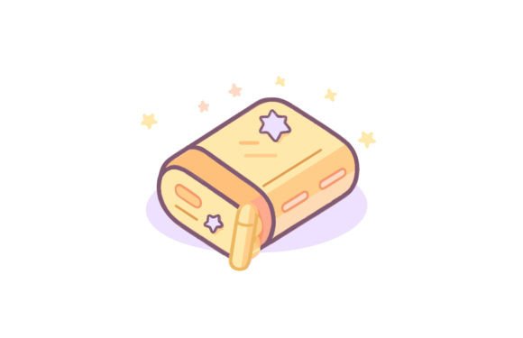 Colorful Eraser Vector Flat Illustration