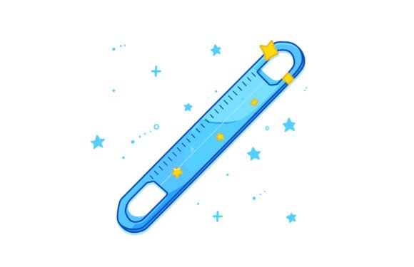 Colorful Ruler Vector Illustration Free