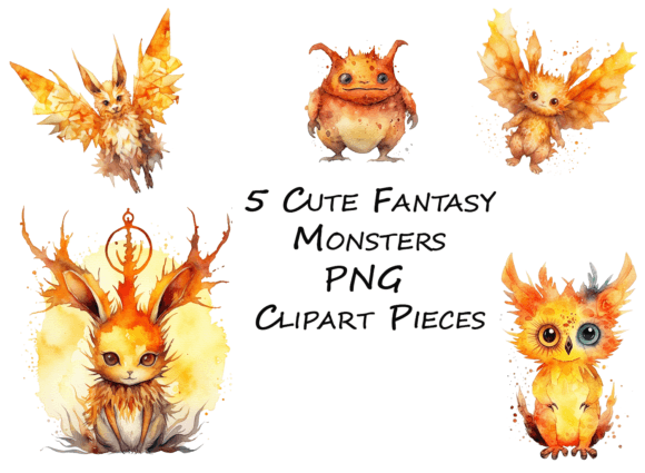 Cute Little Fantasy Monsters