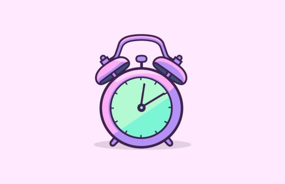 Free Alarm Clock Vector Illustration