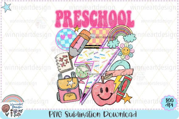 Preschool Retro Groovy Back to School