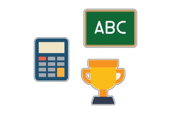 School Sticker Back: Simple, Versatile Design Files