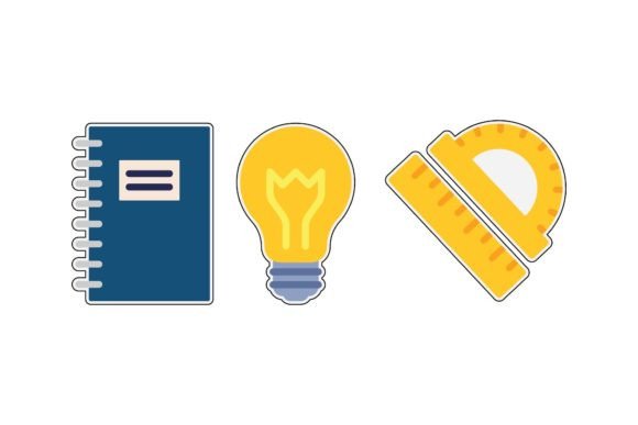 School Sticker Set: A Practical Design Resource for Educators, Creators, and Small Business Owners