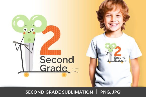 Second Grade Sublimation Designs