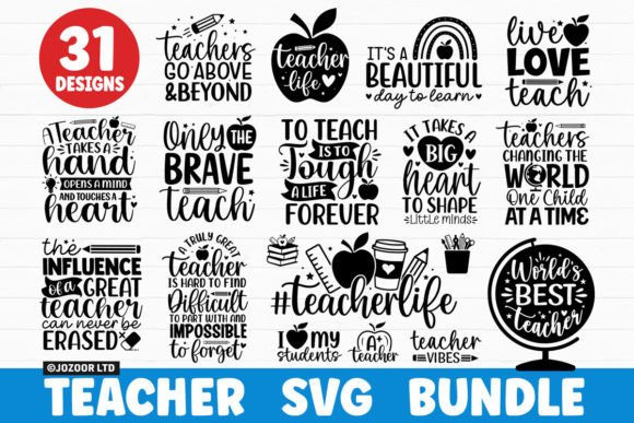 Teacher Back to School SVG Bundle